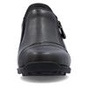 Rieker Tex Comfort Shoe With Side Zip - Black Leather